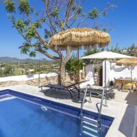 Santa Eulalia finca con piscina - Puig de Missa - Vacaciones familia 6 personas