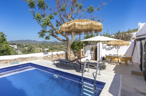 Santa Eulalia finca con piscina - Puig de Missa - Vacaciones familia 6 personas