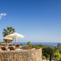 Vakantiehuis Ibiza met zwembad - Casa Formentera - 180 panoramisch zeezicht
