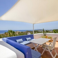 Vakantiehuis Ibiza met zwembad - Can Talamanca 2 - Panoramisch zeezicht nabij Ibiza