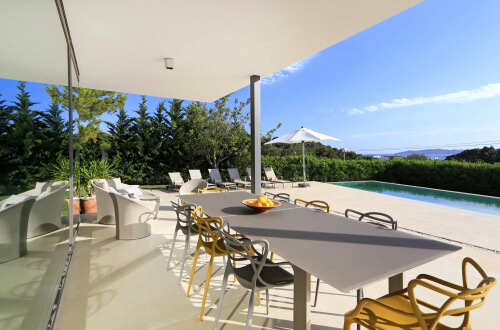 Ibiza villa met zwembad - Boho House - Zeezicht op een toplocatie