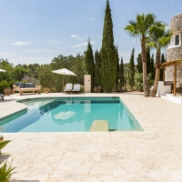 Ibiza Villa mit Pool - Can Barda - Finca Boutique Hotel Stil bei Santa Gertrudis