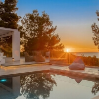 Ibiza luxe villa met zwembad en zeezicht - Villa Tarida Sunset 
